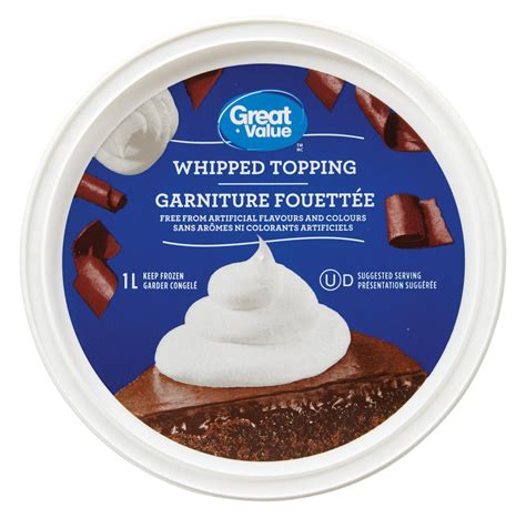 Your email address will not be published. Great Value Whipped Topping | Walmart Canada