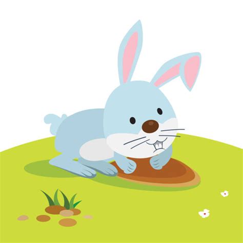 Best Clip Art Of Rabbit Hole Illustrations Royalty Free