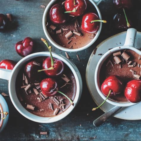 Cherry Chocolate Ganache Espresso Pots Recipes Gluten Free Heaven