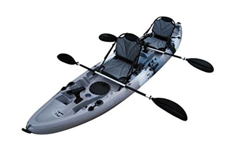 Bkc Tk219 Tandem Kayak W Upright Aluminum Frame Seats