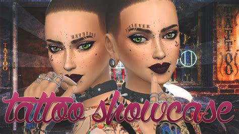 The Sims 4 Tattoo Showcase Youtube