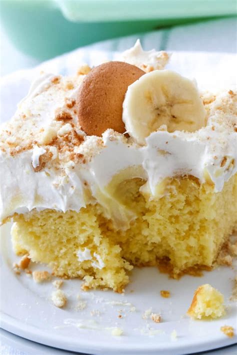 Easy Banana Poke Cake Recipe All Things Mamma