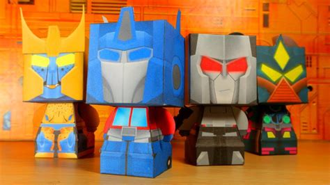 Papercraft Transformers That Can Transform