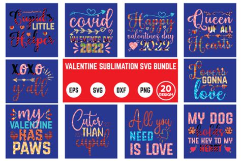 Valentine Sublimation Svg Bundle Bundle · Creative Fabrica