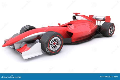 Formula Race Red Car Stock Illustration Illustration Of Design 51549297