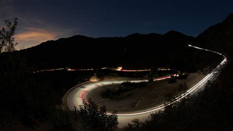 Fondos De Pantalla Paisaje Noche Reflexión La Carretera Larga