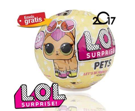 Mascota Lol Surprise Pets Serie 3 Grande Original 7 Sorpresa 54900