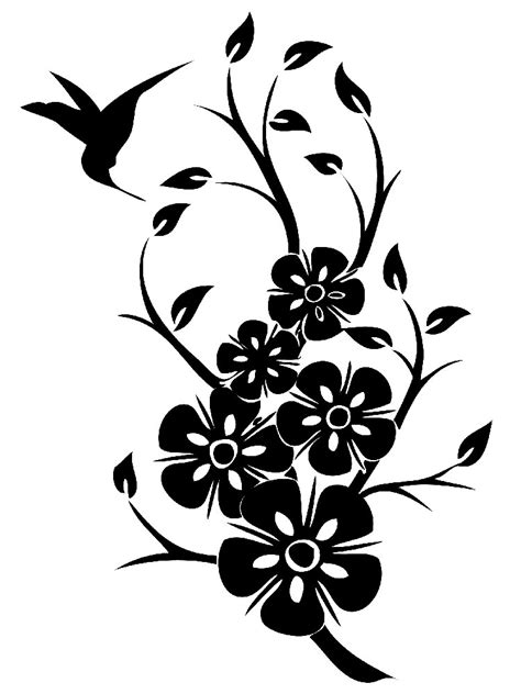 Free Stencils Collection Flower Stencils Flower Stenc Vrogue Co