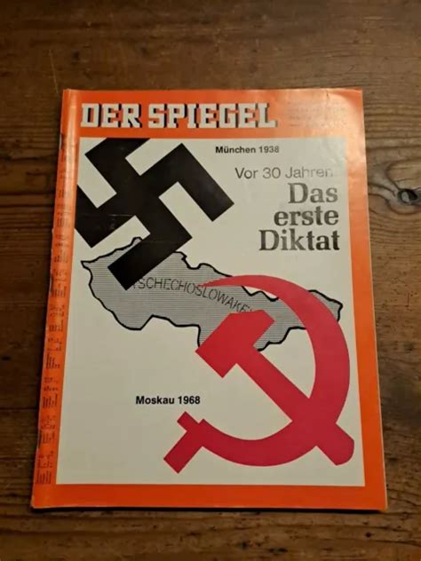 Zeitschrift Der Spiegel Nr 37 Vom 09091968 Das Erste Diktat München 1938 Mosk Eur 1090