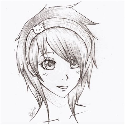 Drawing Of Anime Girls Face 47 Photos Drawings For Sketching And