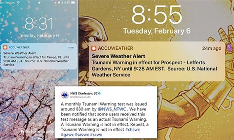 The tsunami warning centers referred to in the text below are the two centers of the national oceanic and atmospheric administration's (noaa). Tsunami warning sent to smartphones was a test | Daily ...