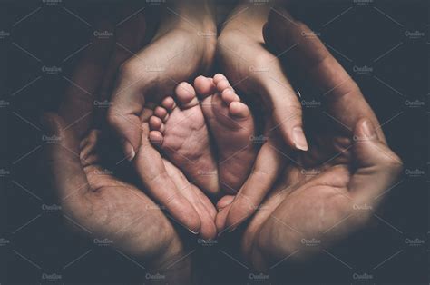Baby Feet In Parents Hands 2 High Quality People Images Creative