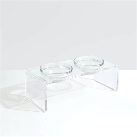 Hiddin Glass Bowl Clear Elevated Feeder And Reviews Wayfair
