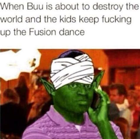 Starring as the villain of the twelfth dragon ball z movie, fusion reborn, janemba is a being made of pure evil, a destructive being who has the power to manipulate reality to his will alone. DBZ funny piccolo Goten trunks fusion | Dbz memes, Dbz funny, Dragon ball z