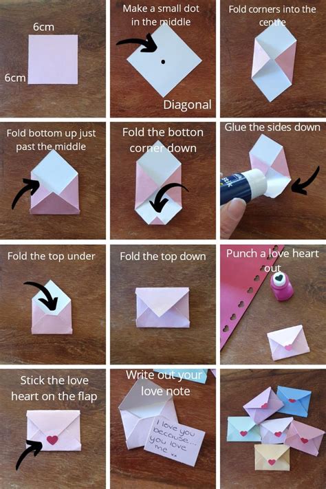 How To Make Mini Envelopes Paper Crafts Diy Kids Diy Valentines