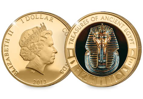 The Ancient Egypt Tutankhamun Gold Plated Coin The Westminster