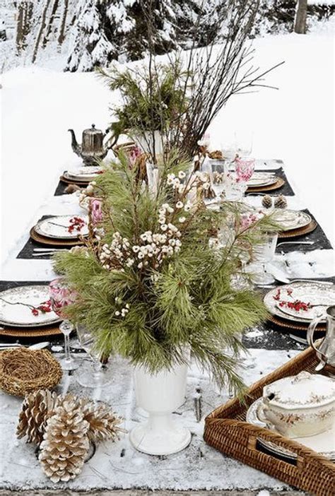 34 Awesome Winter Dining Table Decor Ideas In 2020