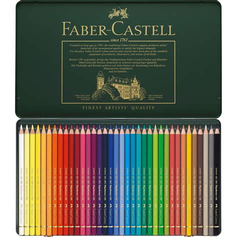Polychromos® Artists Color Pencils Tin Of 36 Faber Castell Usa