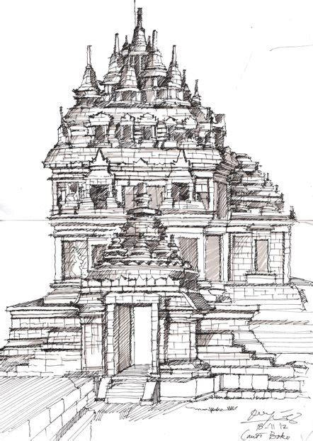 Gambar Candi Prambanan Yang Mudah Digambar Untuk Anda Gratis