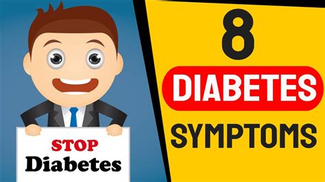 8 Signs Of Diabetes Symptoms Youtube