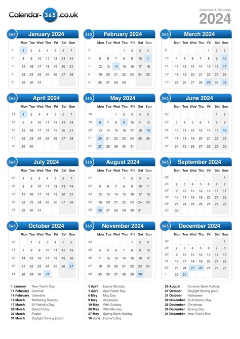 How Many Work Days In A Calendar Year 2024 2024 Holiday Calendar