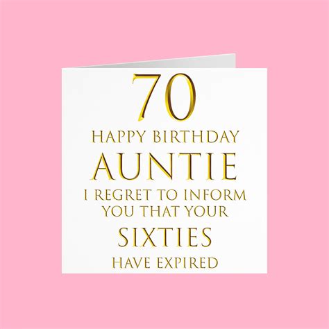 happy 70th birthday auntie card great bear e zine pictures