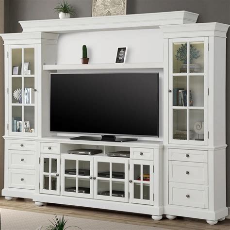 Fc Design Entertainment Center With Tv Stand 2 Piers And Bridge In