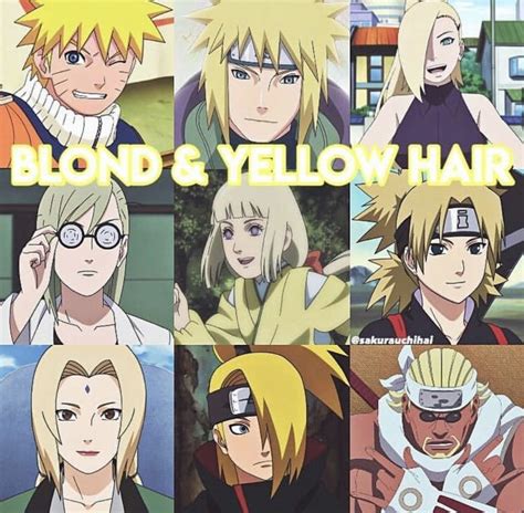 Blonde Naruto Characters Anime Team Konohamaru Naruto