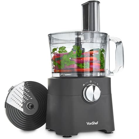 Vonshef Food Processor 8 Cup Blender Chopper Multi Mixer Combo With