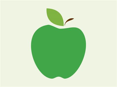 Apple Vector Icon Vector Art And Graphics