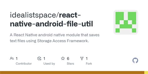 Github Idealistspace React Native Android File Util A React Native