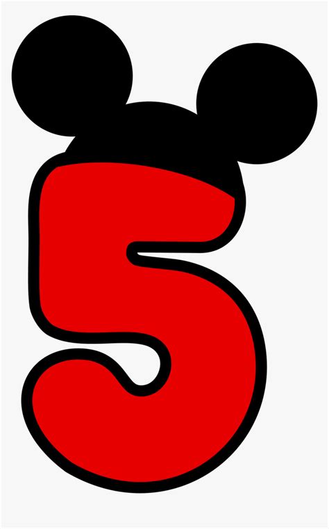 Animal Crear Extranjero Mickey Mouse Numbers 1 10 Bosquejo Precisamente