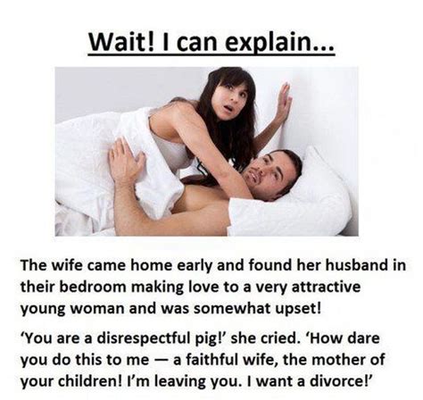Cheating Husband Has A Hilarious Response For His Furious Wife 5 Pics