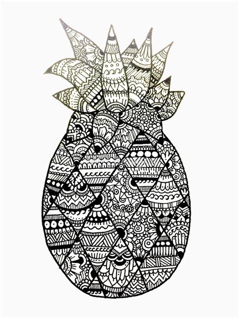 Pin By Lala Dewitt On Pineapple Coloring Pages Art Sketchbook Sketch