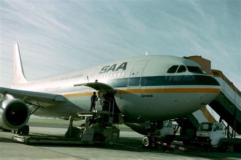 Saa Airbus A300 Gemsbok Df Malan Airport 1988 South African Airways