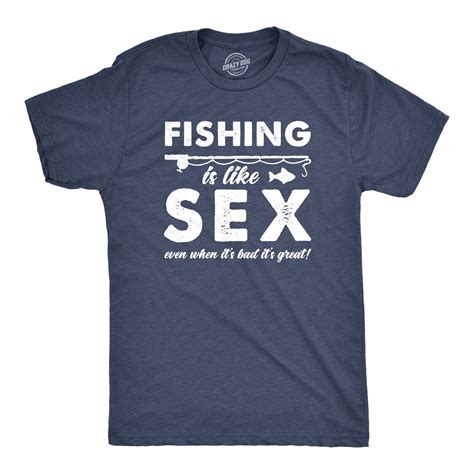 Sarcastic Fishing Sex T Shirt Men Offensive Tshirt For Etsy Canada