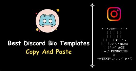 250 Best Discord Bio Templates Copy And Paste