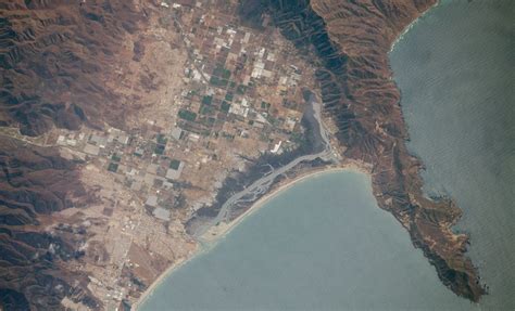 The Coastline Of Baja California From Space