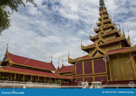 Mandalay Palace Myanmar Burma Asia Stock Image Image Of Golden Asia