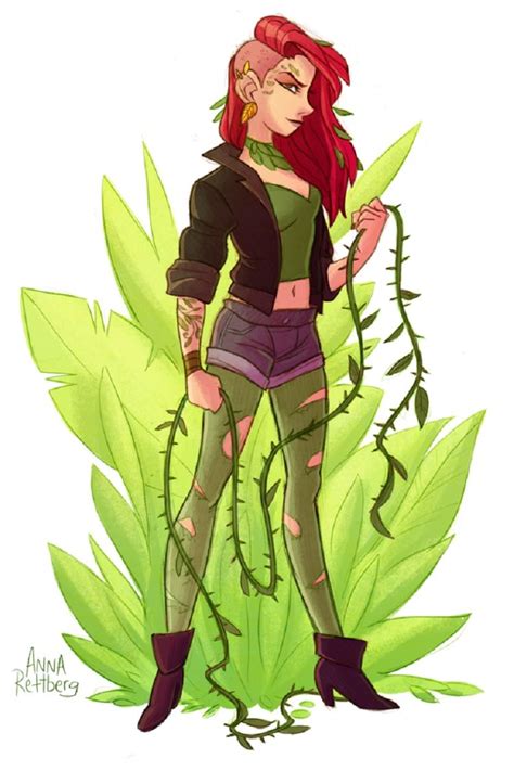 10 Poison Ivy Fan Art Redesigns That All Dc Fans Need To See