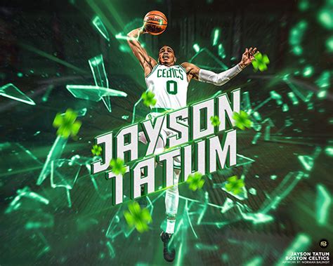 Nba Poster Jayson Tatum Of Boston Celtics On Behance Mvp Basketball