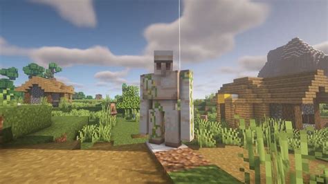 Iron Golem Looking At The Player Suspiciously Image Via Minecraft