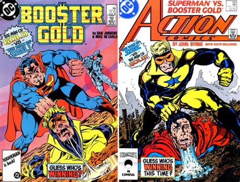 I Love Comic Covers Homage Booster Gold V1 7 Action
