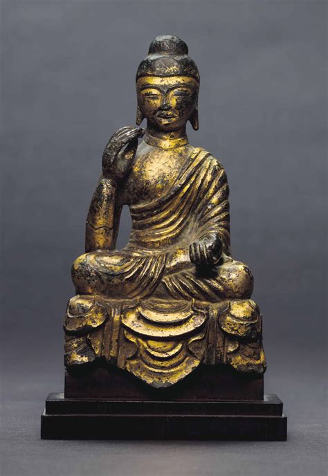 A Gilt Bronze Seated Figure Of Buddha Three Kingdoms Period Unified