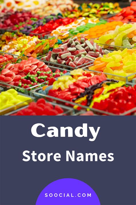 615 Catchy Candy Store Name Ideas To Boost Sales Store Names Ideas