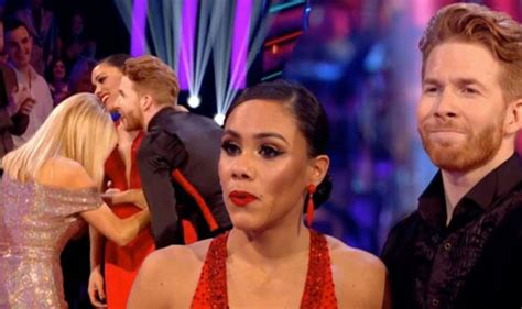 strictly come dancing 2019 alex scott caught up in wardrobe malfunction with neil jones tv