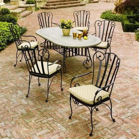 Shop our best selection of wrought iron outdoor kitchen & dining room chairs to reflect your style and inspire your outdoor space. Choosing a suitable wrought outdoor dining sets iron ...
