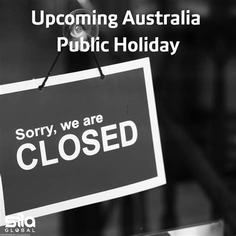 Upcoming Australia Public Holiday Sila Global