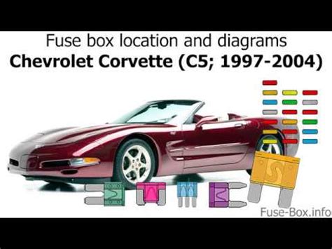 Компактвэн seat altea выпускался с 2004 по 2015 год. Fuse box location and diagrams: Chevrolet Corvette (C5 ...