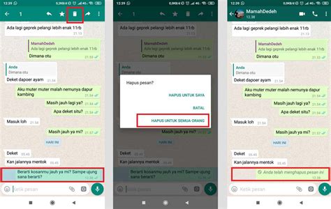 Cara Menghapus Pesan Whatsapp yang Sudah Terkirim Lama